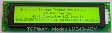 40*4 επίδειξη χαρακτήρα LCD